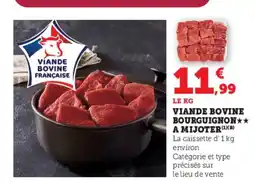 Hyper U Viande bovine bourguignon a mijoter offre