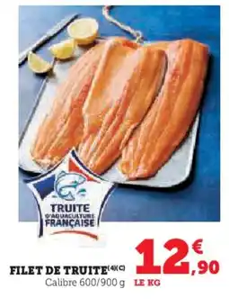 Hyper U Filet de truite offre