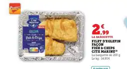 Hyper U Fish & chips cite marine offre