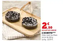 Hyper U 2 donuts offre
