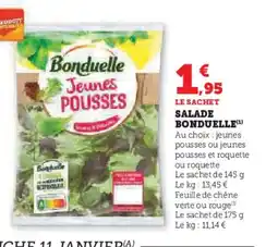 Hyper U BONDUELLE Salade offre