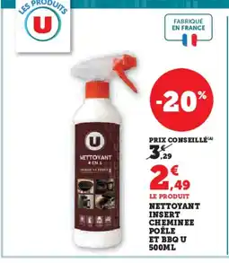 Hyper U Nettoyant insert cheminee poêle et bbq u offre