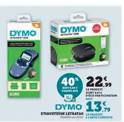Hyper U DYMO Etiqueteuse letratag offre