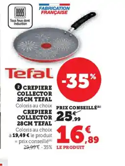 Hyper U TEFAL Crepiere collector offre