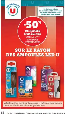 Hyper U Sur le rayon des ampoules led u offre