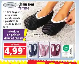 Norma ELLE NOR Chaussons femme offre