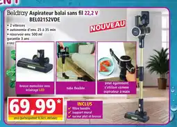 Norma BELDRAY Aspirateur balai sans fil 22,2 V offre