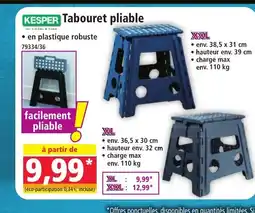 Norma KESPER Tabouret pliable offre