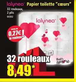 Norma LALYNEA Papier toilette cœurs offre