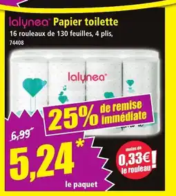 Norma LALYNEA Papier toilette offre