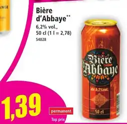 Norma Bière d'Abbaye offre