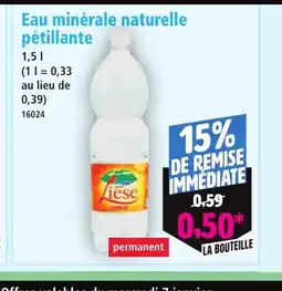 Norma Eau minérale naturelle pétillante offre