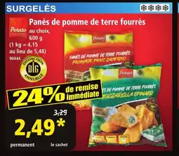Norma Panés de pomme de terre fourrés offre