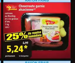 Norma Choucroute garnie alsacienne offre