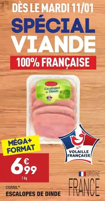 ALDI Escalopes de dinde offre