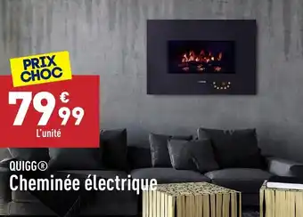 ALDI Cheminée électrique offre