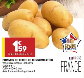 ALDI Pommes de terre de consommation offre