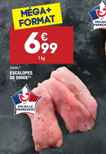 ALDI Escalopes de dinde offre