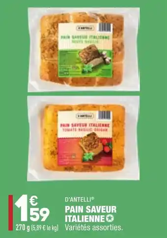 ALDI Pain saveur italienne offre