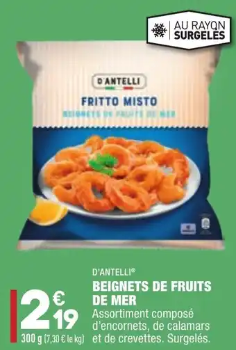 Beignets de fruits de mer