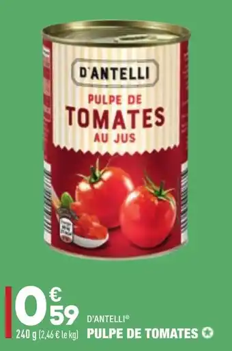 ALDI Pulpe de tomates offre