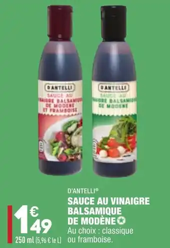 ALDI Sauce au vinaigre balsamique de modène offre
