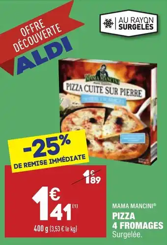 ALDI Pizza 4 fromages offre