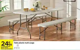Carrefour Table pliante multi usage offre