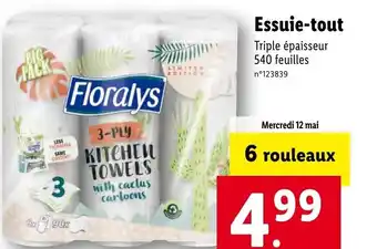 Lidl Essuie-tout offre