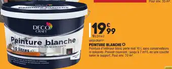 ALDI Peinture blanche offre
