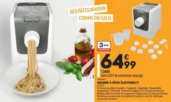 ALDI Machine à pâtes électrique offre