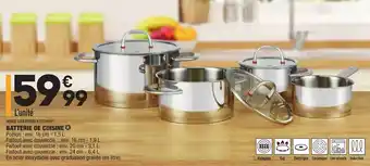 ALDI Batterie de cuisine offre