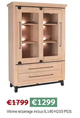 Meubles Crack Vitrine éclairage inclus offre