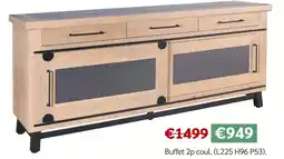 Meubles Crack Buffet 2p coul offre