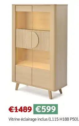 Meubles Crack Vitrine éclairage inclus offre