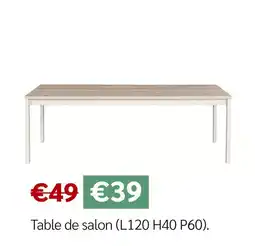 Meubles Crack Table de salon offre