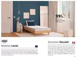 BUT Chêne - matelas lento offre
