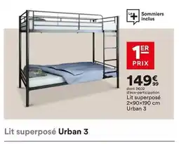 BUT Lit superposé urban 3 offre