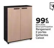 BUT Rangement 2 portes battantes celest offre