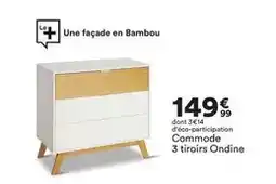 BUT Ondine - commode 3 tiroirs online offre
