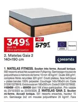 BUT Gaia - matelas 2 offre