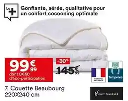 BUT Couette beaubourg offre