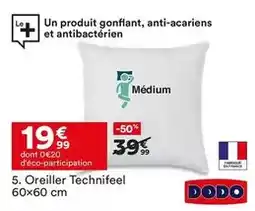 BUT Dodo - oreiller technificel offre
