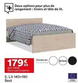 BUT Lit 140x190 best offre