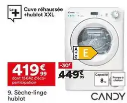 BUT Candy - sèche-linge hublot offre