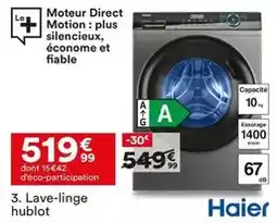 BUT Db - lave-linge hublot offre