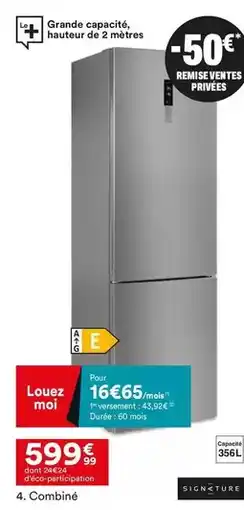 BUT Signature - grande capacité, hauteur de 2 metres offre