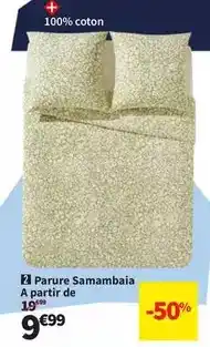 Conforama Parure sammbaia offre