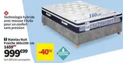 Conforama Matelas nuit fraiche 160x200 cm offre