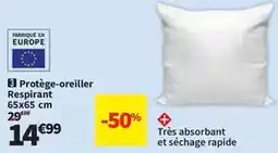 Conforama Protège-oreiller 65x65 cm offre